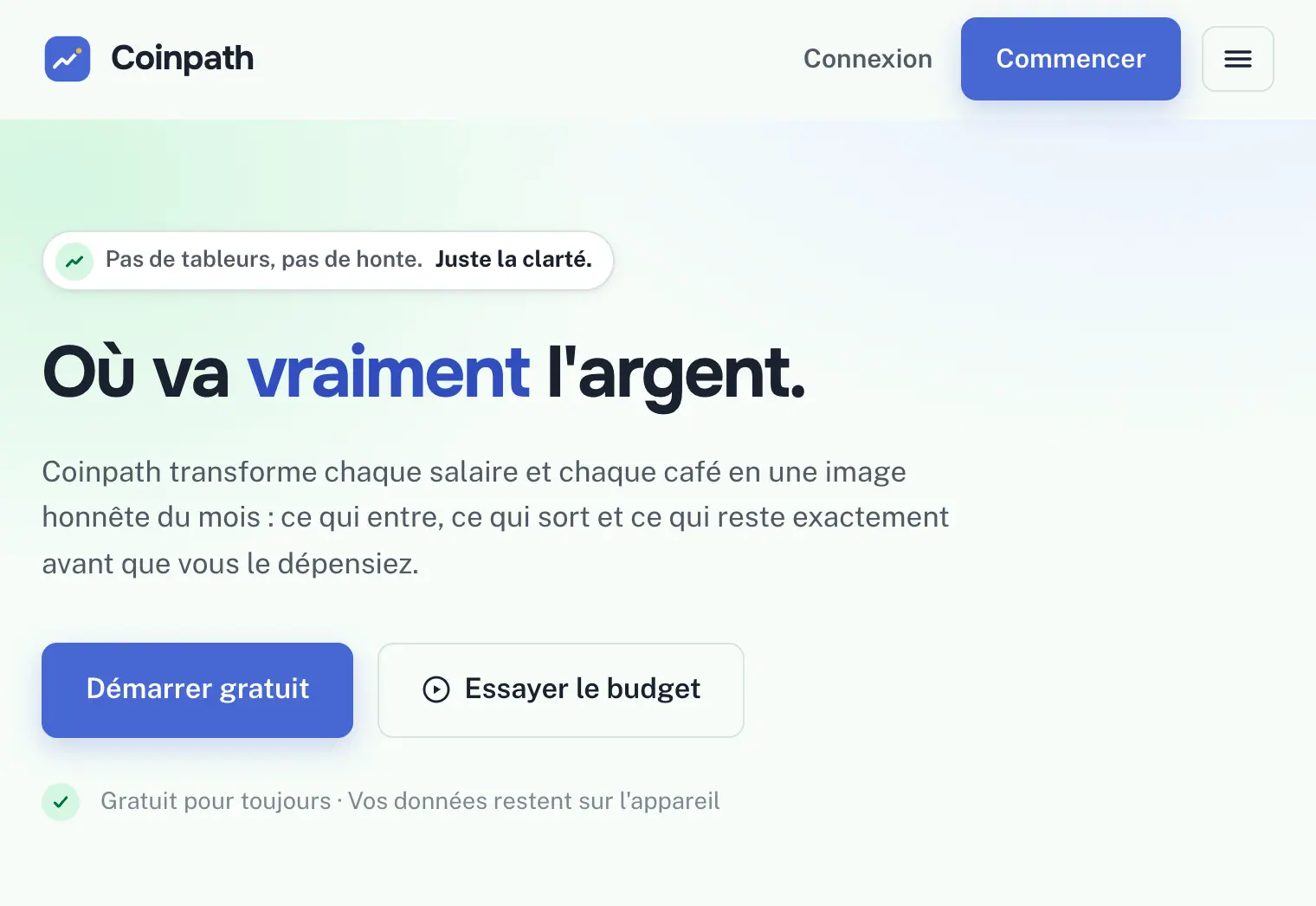 Coinpath: Budget: expenses, categories, balance