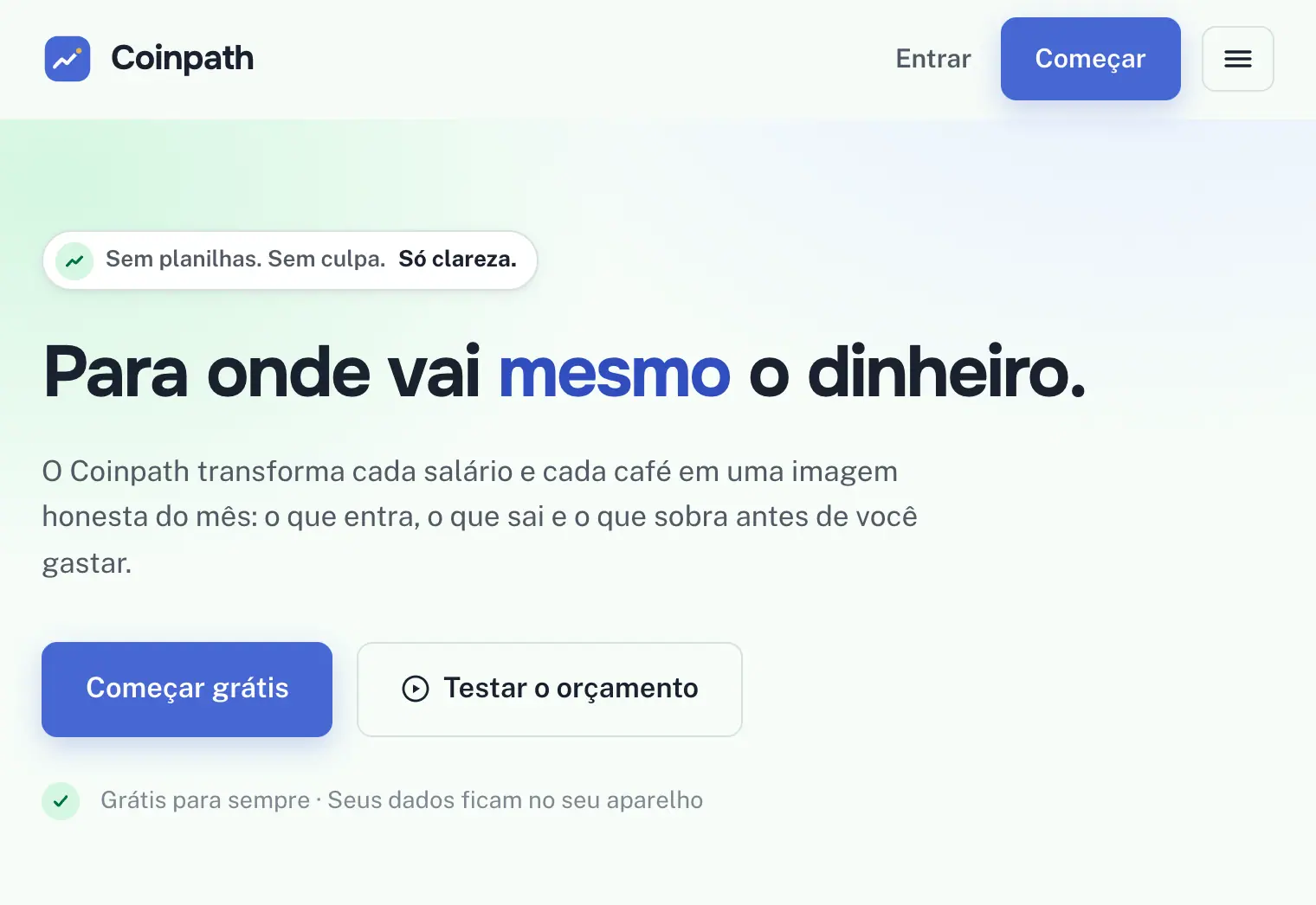 Coinpath: Budget: expenses, categories, balance