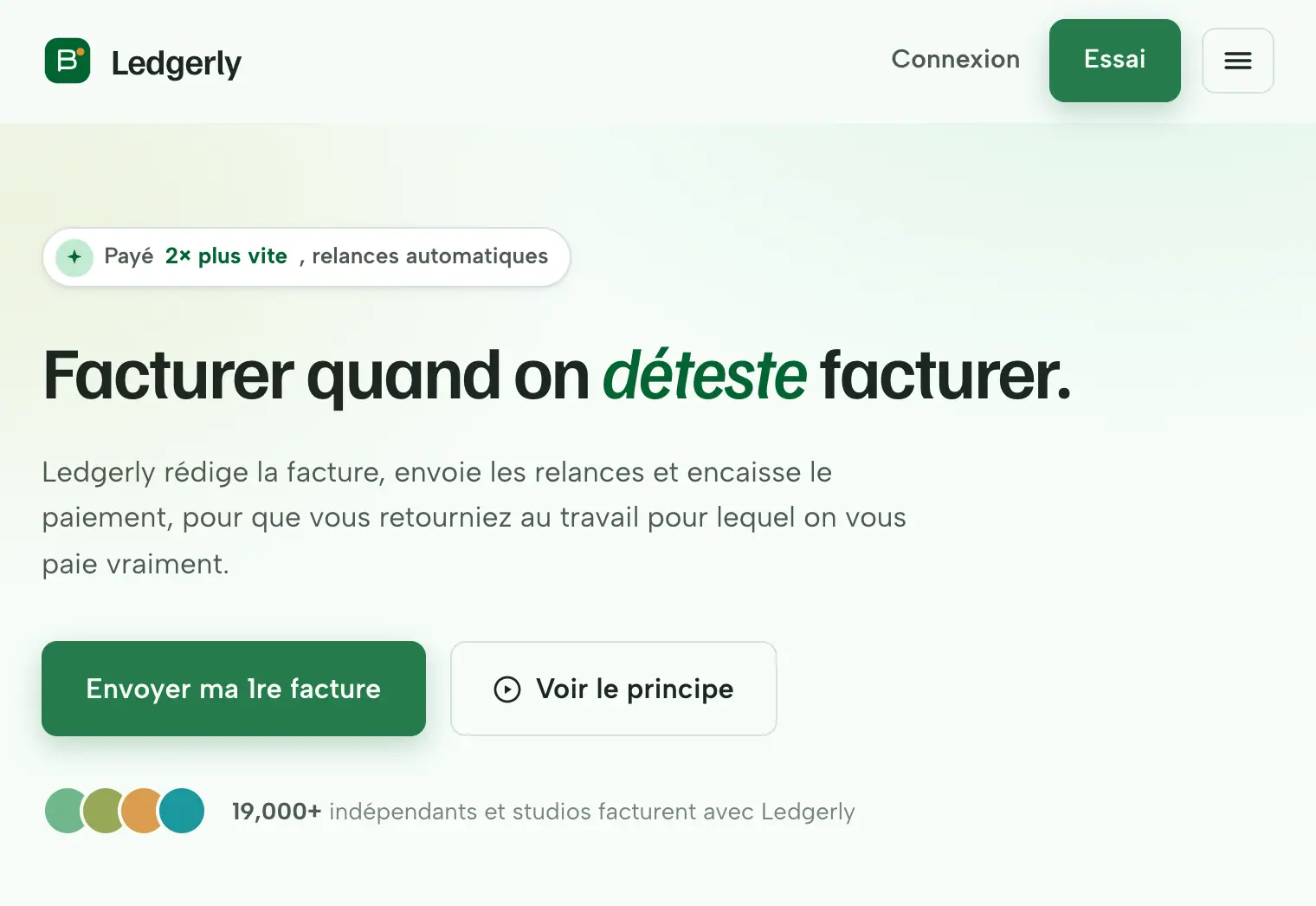 Ledgerly: Freelance invoicing + workspace