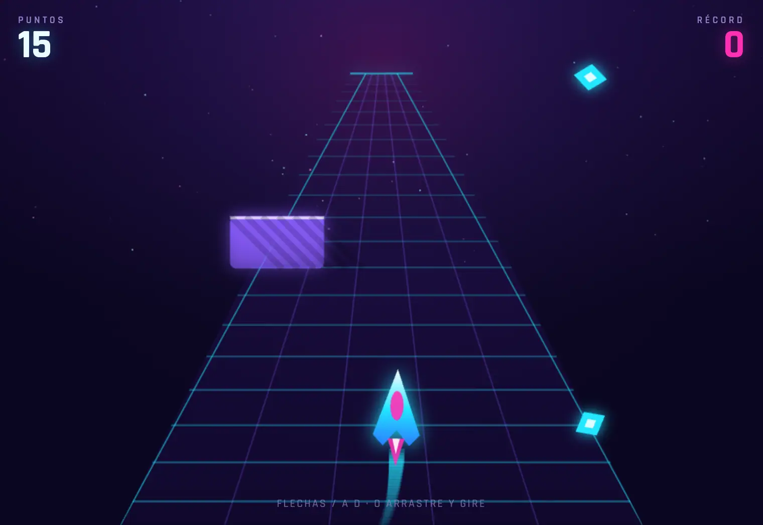 Neon Drift: Neon dodge-racer