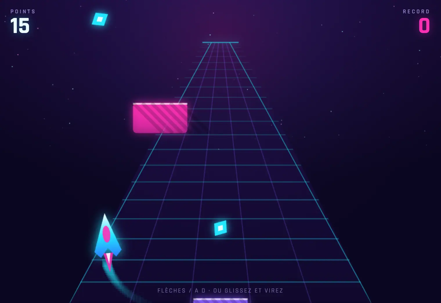 Neon Drift: Neon dodge-racer