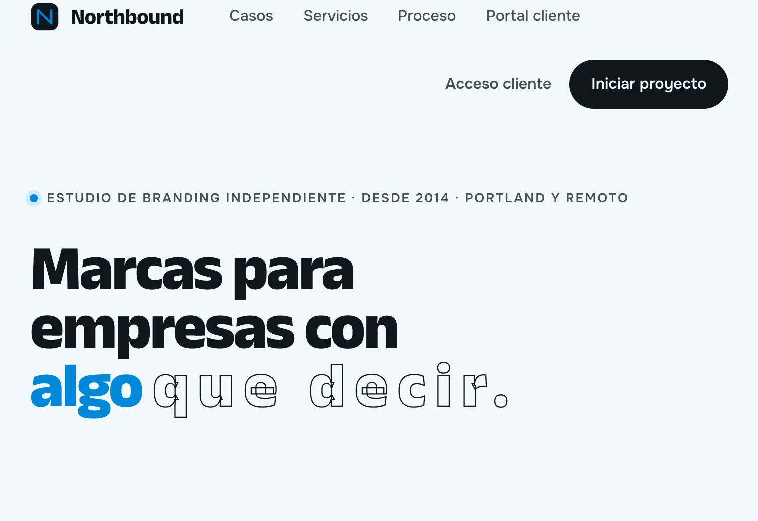 Northbound: Branding studio + client portal