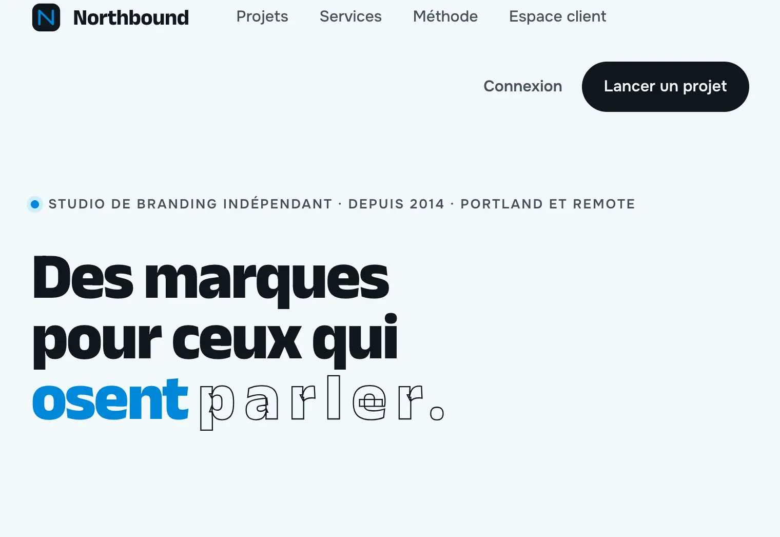 Northbound: Branding studio + client portal