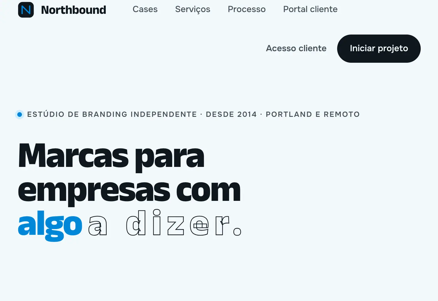 Northbound: Branding studio + client portal