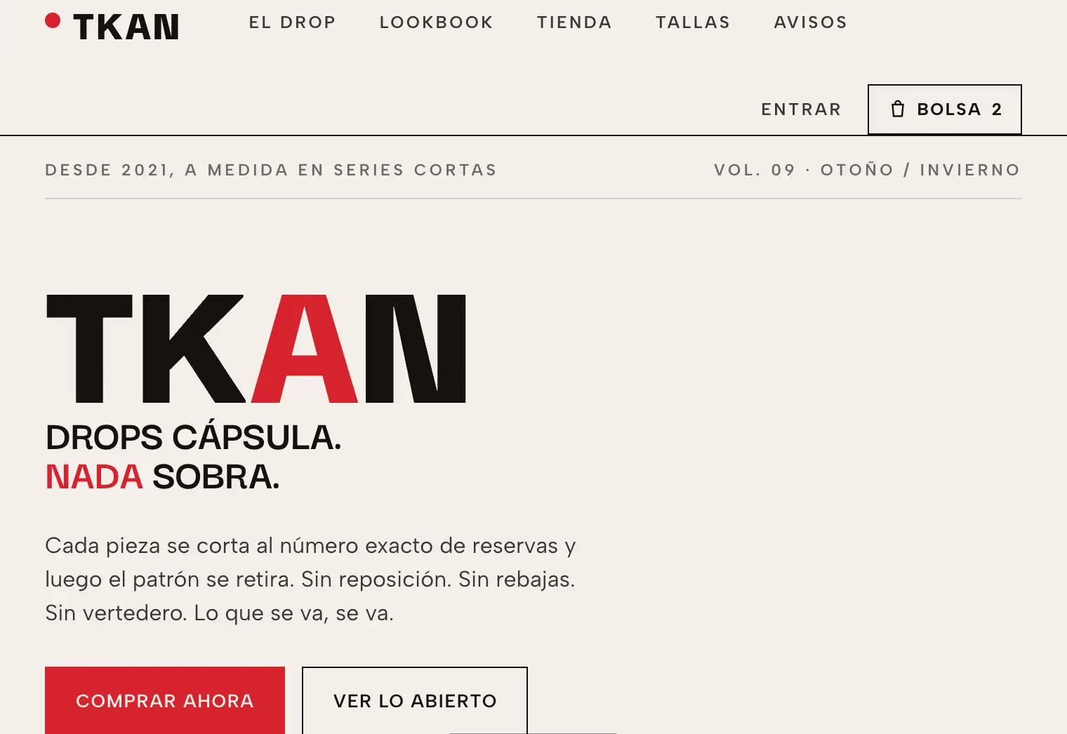 TKAN: Fashion: drops & preorder