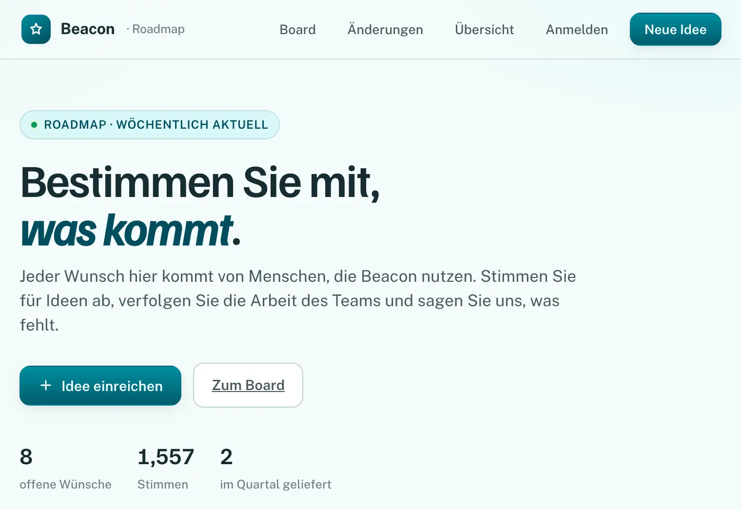 Upvote: Feature voting board
